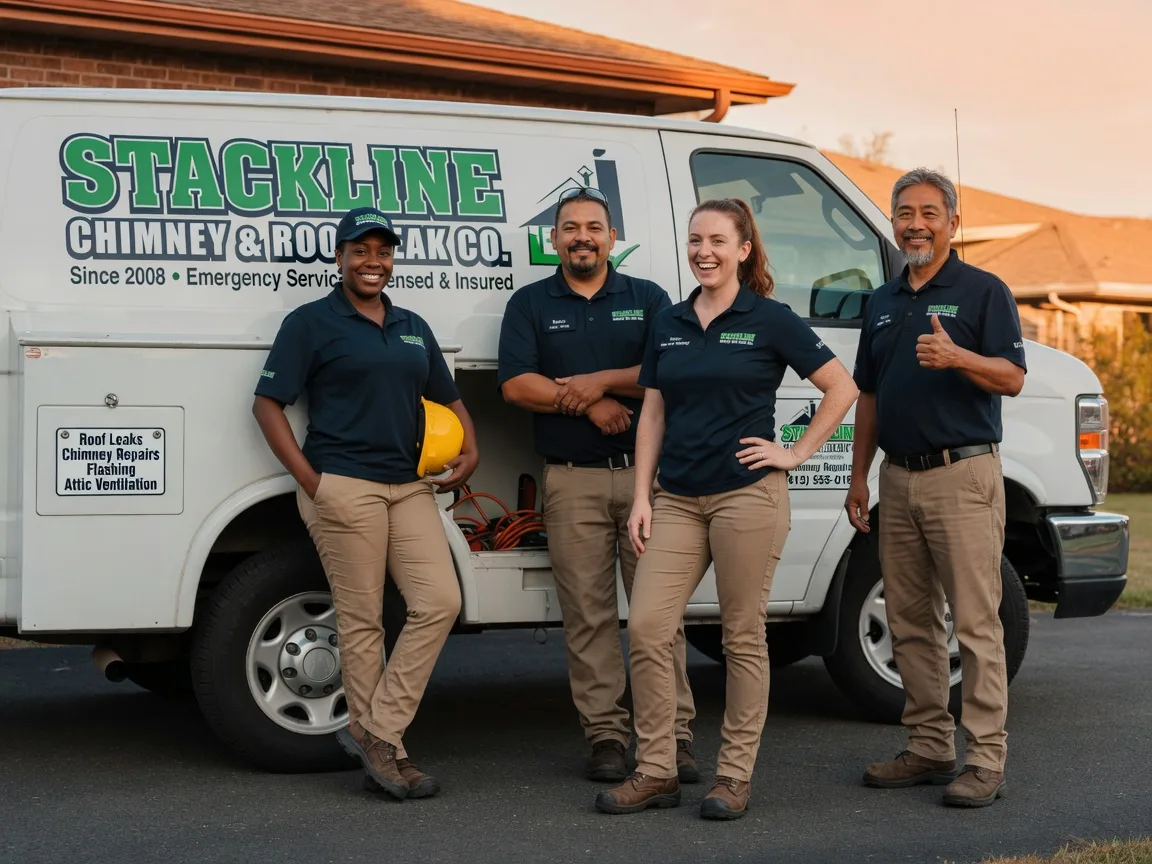 Chimney flashing repair company in Malone, WI